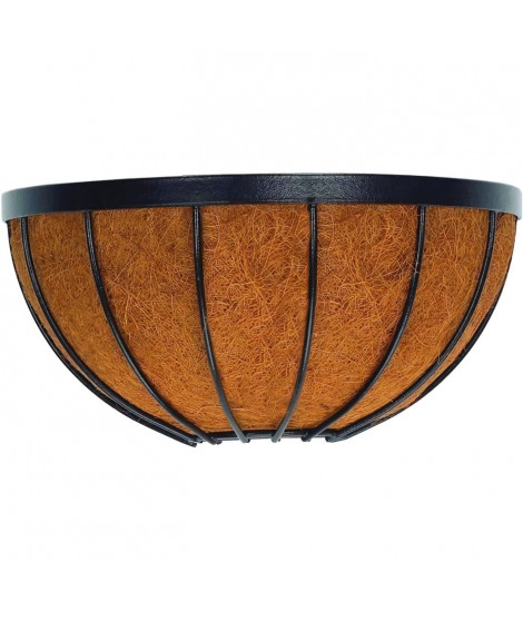 Panier mural+coco - GARDEN ID Georgian - 30 x 15 H19 cm - Coco premium - Structure solide