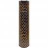 Lampe solaire - GARDEN ID Colonne - Or-Noir - Ø20 H80 cm - 6 a 8h lumiere - Bouton marche/arret - Batterie LI-ION durable.