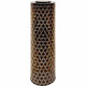 Lampe solaire - GARDEN ID Colonne - Or-Noir Ø20 H60 cm - 6 a 8h lumiere - Bouton marche/arret - Batterie LI-ION durable.