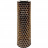 Lampe solaire - GARDEN ID Colonne - Or-Noir Ø20 H60 cm - 6 a 8h lumiere - Bouton marche/arret - Batterie LI-ION durable.