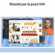 Apple iMac 24 ecran retina 4,5K 256Go SSD 16Go RAM Puce M4 CPU 8 coeurs GPU 8 coeurs Bleu (2024)