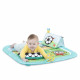 BRIGHT STARTS Tapis d'Eveil Football, Arche de jeu avec jouets Oball détachables, Musique et Lumieres, Dimensions : 47 x 74 x 74