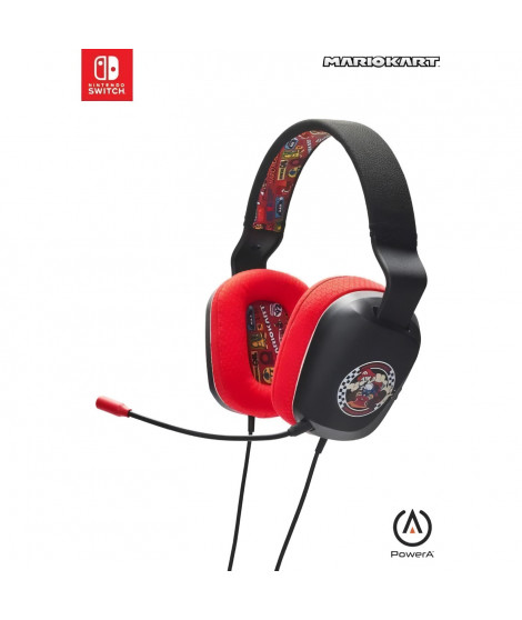 Casque stéréo filaire - POWER A - Nintendo Switch - Mario Kart