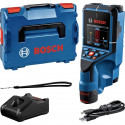 Détecteur mural Bosch Professional D-Tect 200 C avec 1 batterie 12V 2,0Ah, chargeur, câble USB-C, dragonne, en L-Boxx - 06010…
