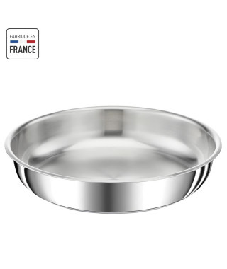 TEFAL INGENIO Preference Poele 28 cm, Induction, Inox, Empilable, Compatible lave-vaisselle, Fabriqué en France L9720602