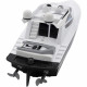 Bateau Télécommandé - SILVERLIT - 4SPEED - Speed Boat - 8 km/h - 34 cm - blanc et noir - des 8 ans