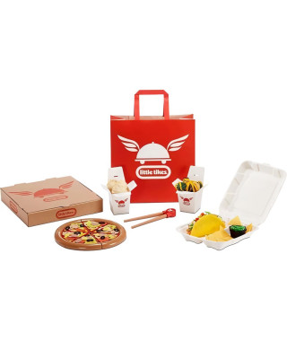 Little Tikes - Set de livraison nourriture - Pizza, asiatique et tacos