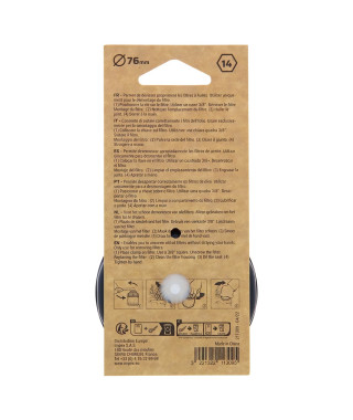 PRECISION-STEEL clé cloche filtre a huile D76 - cle a filtre