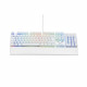 Clavier Gamer - The G-Lab - KEYZ RUBIDIUM - Mécanique (Switch Rouge) - Repose Poignet - RGB - Filaire - Azerty - Blanc