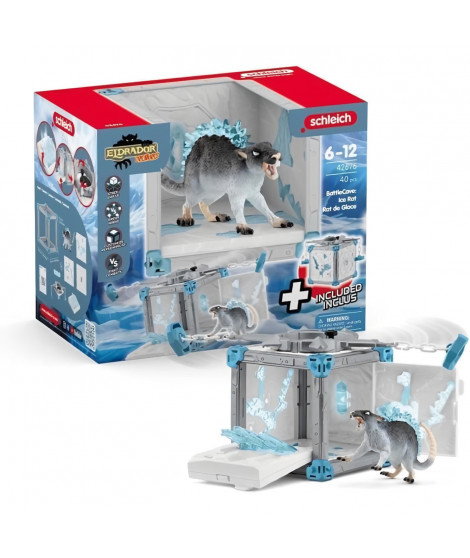 BattleCave Rat de Glace, Extension de l'arene, SCHLEICH 42676 Eldrador Creatures, des 7 ans