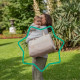 Badabulle Sac a langer Pocketstyle - Plan a langer, Housse isotherme, Pochette, Attaches-poussette inclus, Creme