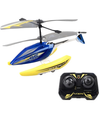 Hélicoptere Télécommandé - FLYBOTIC - Helico Aqua Blaze - 19 -5 cm - jaune et noir - des 8 ans