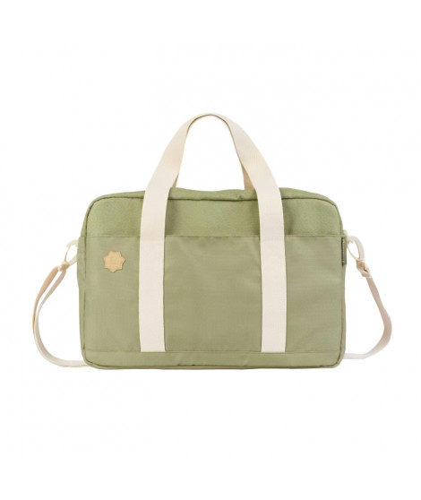 Badabulle Sac a langer Bowling - Grande Contenance 20L - Plan a langer et Attaches-poussette inclus, Olive