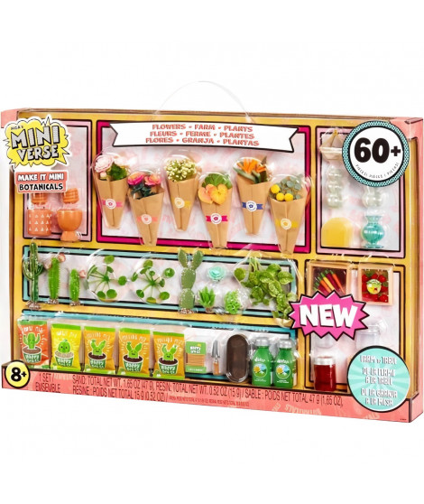 MGA Miniverse - Botanicals - Jeu Créatif - Mini plantes - Loisirs créatif et décoratif en résine - Non Comestible - 8 ans et …