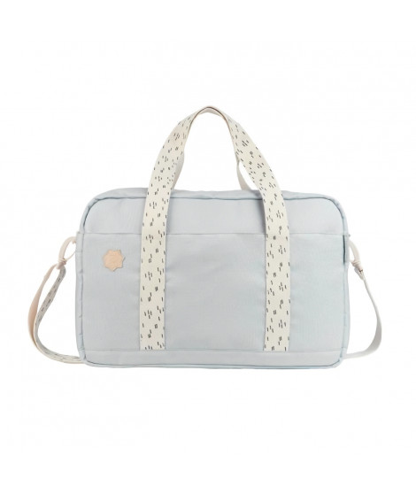Badabulle Sac a langer Bowling - Grande Contenance 20L - Plan a langer et Attaches-poussette inclus, Gris