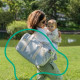 Badabulle Sac a langer Bowling - Grande Contenance 20L - Plan a langer et Attaches-poussette inclus, Gris