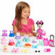 Coffret poupée - DISNEY MINNIE MOUSE - Coffret Fashion - Poupée Minnie 15 cm, 25 pieces de mode et accessoires