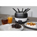 Appareil a fondue - LITTLE BALANCE - HAPPY - 800 W - 2 L - 8 personnes - Blanc / Noir