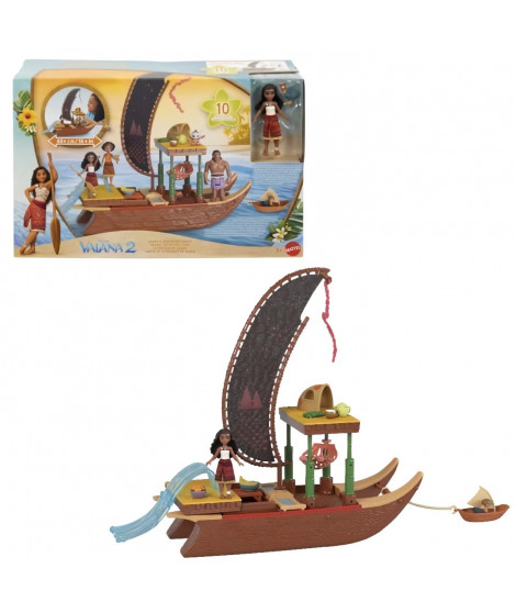 MATTEL La pirogue de Vaiana JBT78