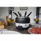 Appareil a fondue - LITTLE BALANCE - HAPPY - 800 W - 2 L - 8 personnes - Blanc / Noir