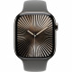 Apple Watch Series 10 GPS + Cellular - 46mm - Boîtier Natural Titanium - Bracelet Stone Grey Sport Band - S/M