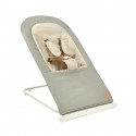 BÉABA, Transat  Pliable, 3 inclinaisons en 1 Bouton, Ultra Compact et Fin, Eazy Relax - Lichen