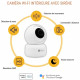 Caméra de surveillance - KONYKS - CAMINI 2 - Intérieur - Motorisée - Wifi - Détéction de mouvements