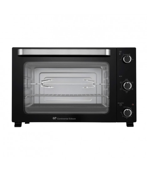 Minifour électrique -Convection naturelle CONTINENTAL EDISON - CEMF60B3 - Noir - L60 x H39 x P 48 cm