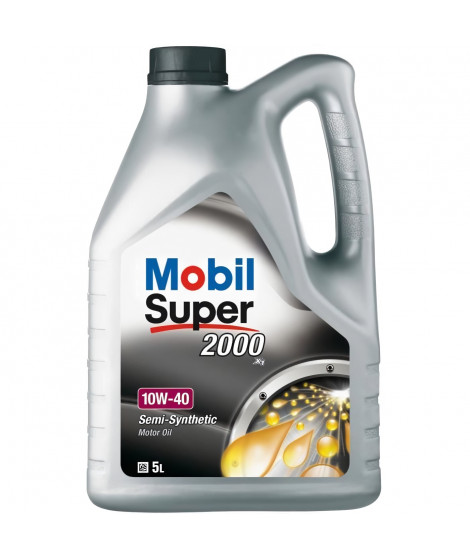 MOBIL Huile-Additif SUPER 2000 X1 - Semi-synthetique / 10W40 / 5L