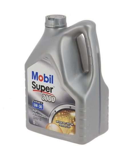 MOBIL Huile-Additif SUPER 3000 Formula-V - Synthetique / 5W30 / 5L