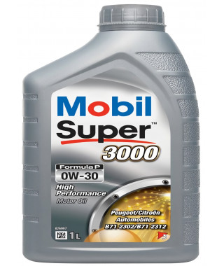 MOBIL Huile-Additif SUPER 3000 Formula-P - Synthetique / 0W30 / 1L