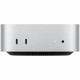 Apple - Mac mini (2024) Puce Apple M4  - RAM 16Go - Stockage 256Go SSD - CPU 10 coeurs GPU 10 coeurs - Argent
