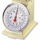 Balance de cuisine mécanique - TERRAILLON - TRAD 500 Creme - Portée 5 Kg - Style rétro - Bol 1 L