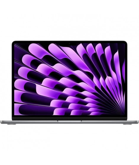 Apple - 13,6'' MacBook Air M3 - RAM 16Go - Stockage 256Go - CPU 8 coeurs - GPU 8 coeurs - Gris sidéral