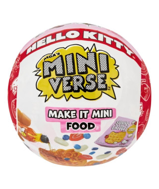 MGA Miniverse - Hello Kitty - Jeu Créatif - Boissons ou nourriture - Loisirs créatif et décoratif en résine - Non Comestible …