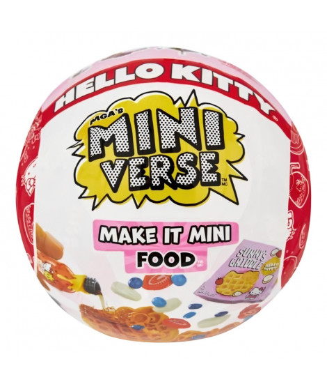MGA Miniverse - Hello Kitty - Jeu Créatif - Boissons ou nourriture - Loisirs créatif et décoratif en résine - Non Comestible …