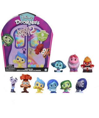 Figurines a collectionner - DISNEY PIXAR Doorables - Coffret Collector Vice-Versa 2 - 9 figurines exclusives inspirées du film