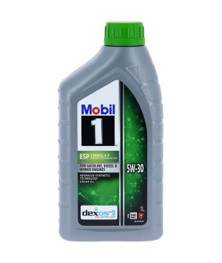 Bidon huile de moteur - MOBIL1 - 5W30 ESP Formula P - 1 L - 4 saisons