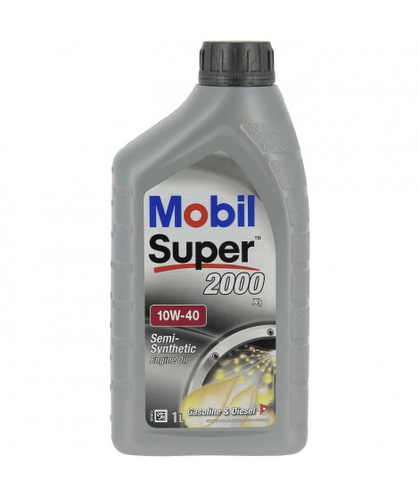 Bidon huile de moteur - MOBIL - S2000 10W40 - 1 L - 4 saisons