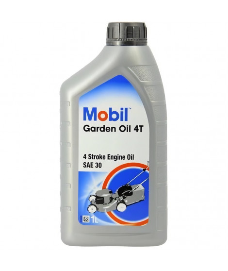 Bidon huile de moteur - MOBIL - M-GARDEN 4T SAE30 - 1 L - 4 saisons