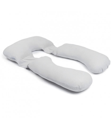doomoo Coussin de Grossesse et Coussin d'Allaitement Maxxy - Format XXL - Ultra Confortable, Gris