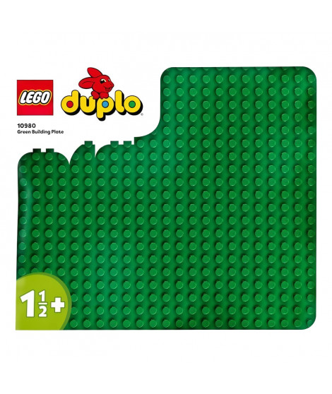 LEGO 10980 DUPLO La Plaque De Construction Verte, Socle de Base Pour Assemblage et Exposition, Jouet de Construction Pour Enf…