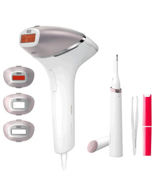 PHILIPS BRI949/90 -  Epilateur Lumiere Pulsée Lumea Prestige  utilisation sur secteur - 4 embouts