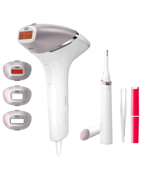 PHILIPS BRI949/90 -  Epilateur Lumiere Pulsée Lumea Prestige  utilisation sur secteur - 4 embouts