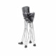 BRIGHT STARTS Chaise haute pliable Pop 'N Dine, avec Sac de transport, Tablette porte-gobelet, Déhoussable et lavable