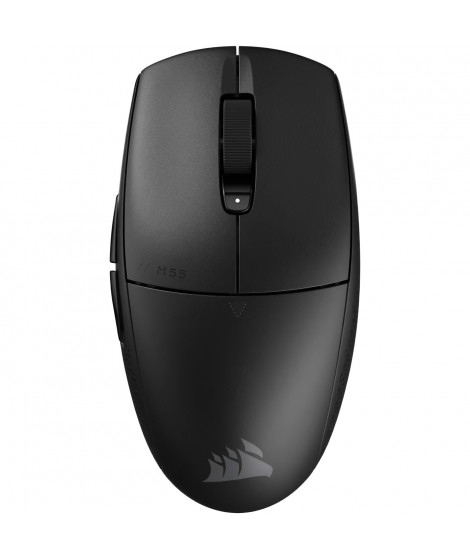 Souris Gaming Sans Fil - CORSAIR - M55 Wireless - Noire, Symétrique