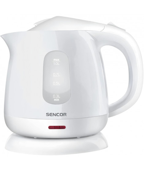Bouilloire - SENCOR - SWK 1010WH - 1100 W - 1 L - Blanc