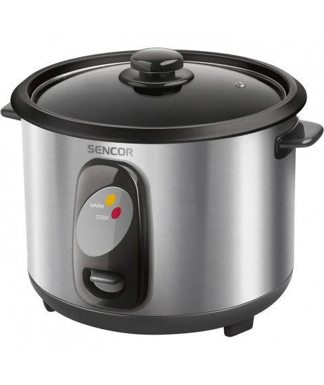 Cuiseur a riz - SENCOR - SRM 1000SS - 400 W - 1 L - Acier inoxydable