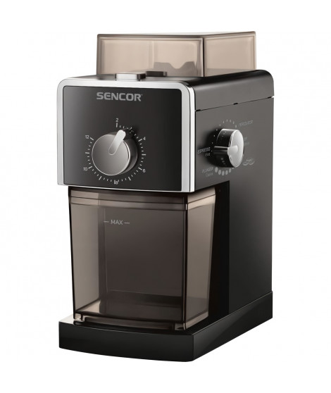 Moulin a café électrique - SENCOR - SCG 5050 BK - 110 W - 180 g de grains - Noir