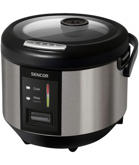 Cuiseur a riz - SENCOR - SRM 1890SS - 700-830 W - 1,8 L - Argent